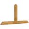 Ekena Millwork Portland Rough Sawn Timber Gable Bracket, Western Red Cedar, 84"W x 42"H x 4"D x 6"F, 12/12 Pitch GBW084X42X0406POR00RWR - alternate 3